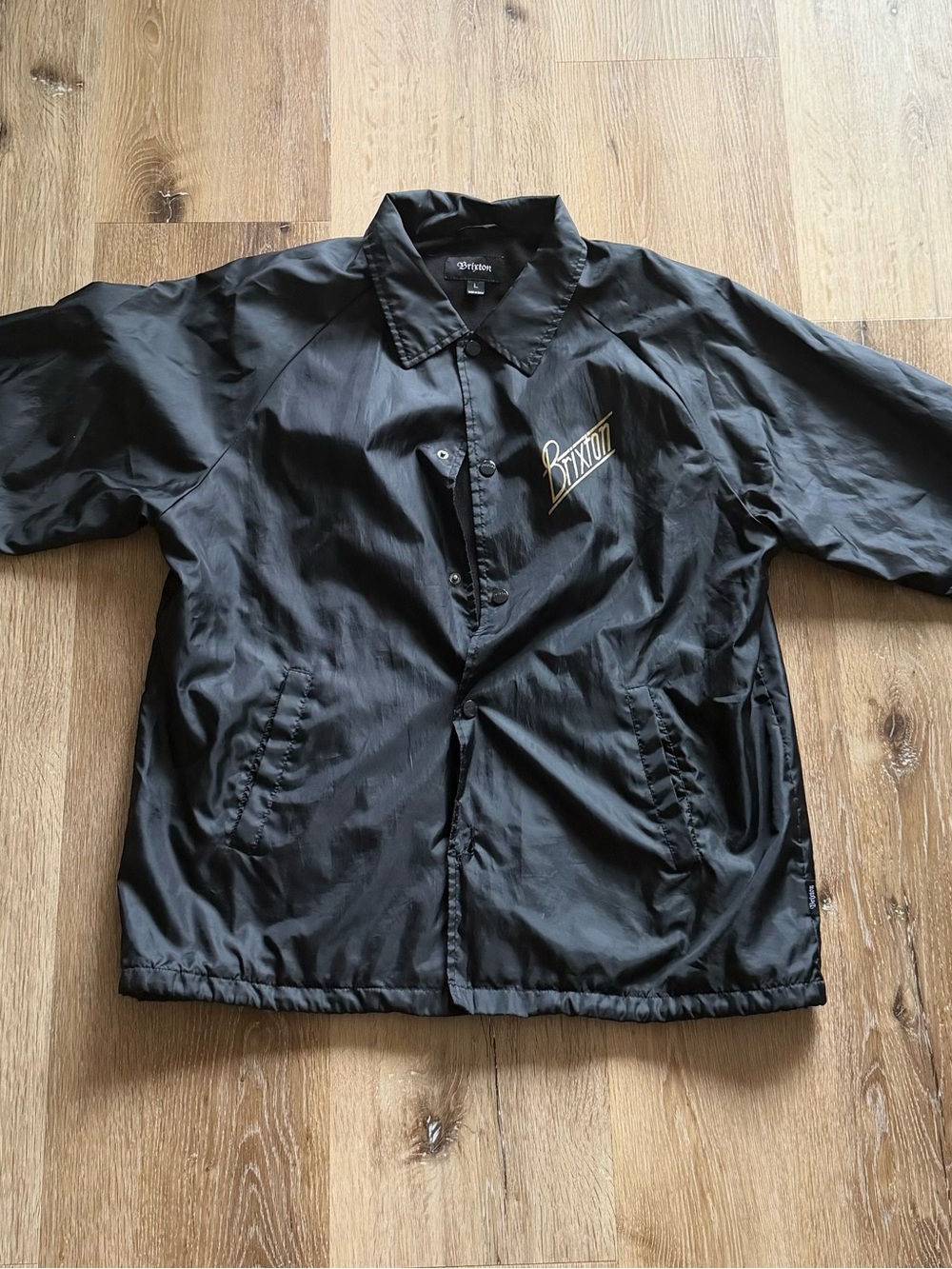 Brixton Black Windbreaker